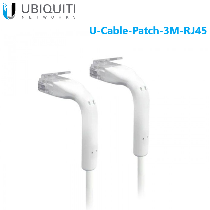 Ubiquiti U-Cable-Patch-3M-RJ45-Wt Ethernet Patch Cable